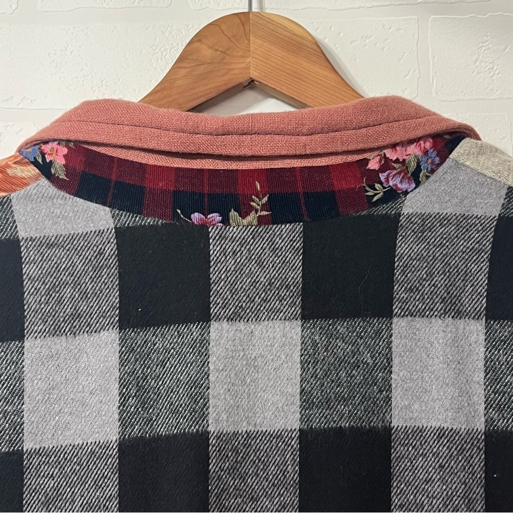 Unique Mixed Media Upcycled Patchwork Whimsical C… - image 10